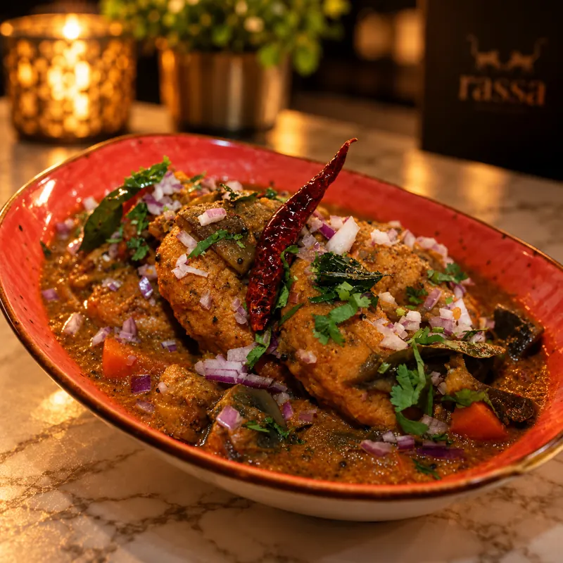 Chicken Chettinad at Rassa, Waltham