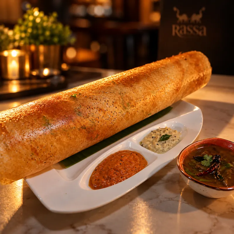 Classic Masala Dosa at Rassa, Waltham